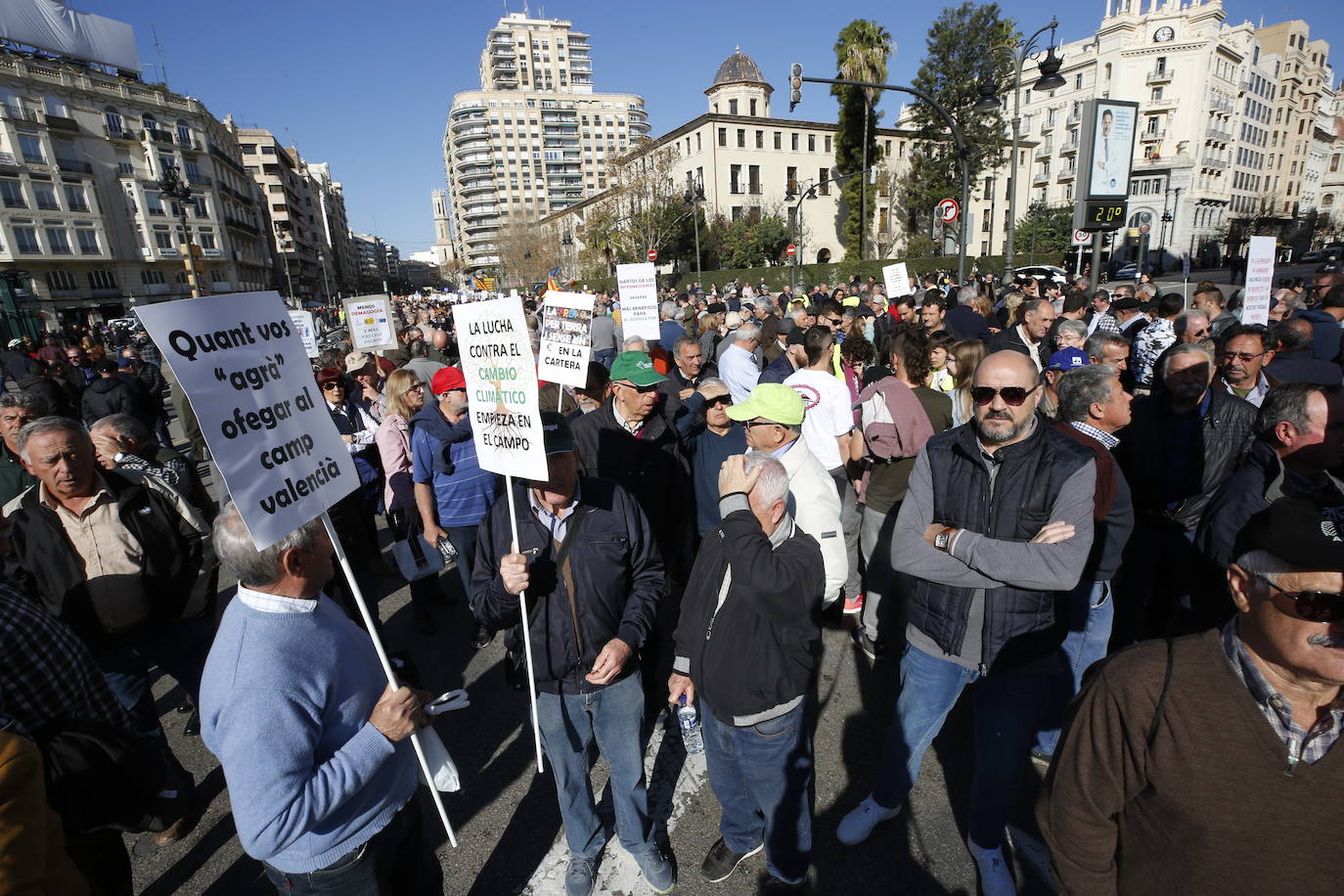 Fotos: Manifestación de tractores en el centro de Valencia