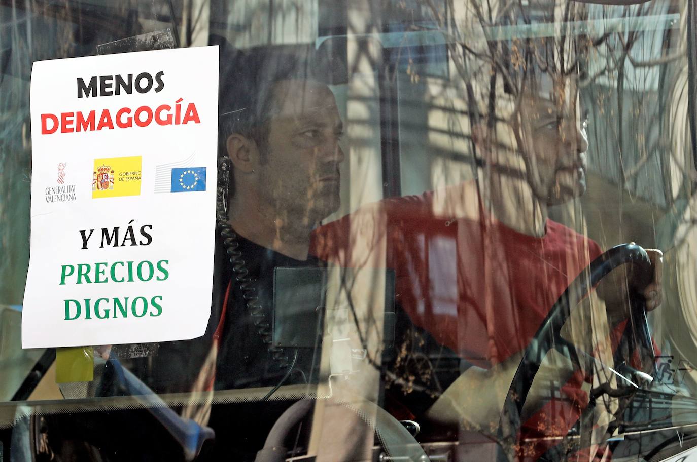 Fotos: Manifestación de tractores en el centro de Valencia