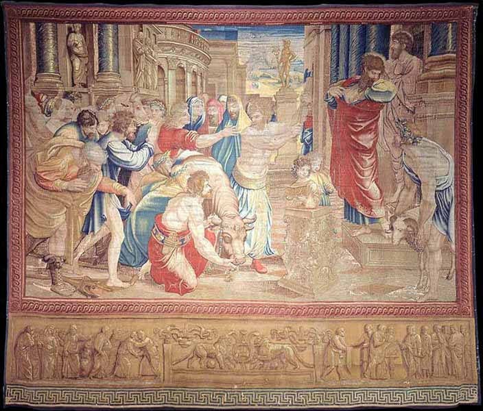 En esta segunda ocasión en la historia reciente en la que volverán a verse expuestos los diez tapices en la capilla Sixtina se vuelve a plantear la pregunta de en qué orden estaban colocados, pues no existe documentación.