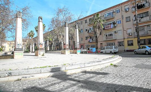 Calle del Padre Francisco Camacho, en Casitas Rosa, escenario de numerosas intervenciones de la Policía Nacional contra el narcotráfico de clanes en Valencia.