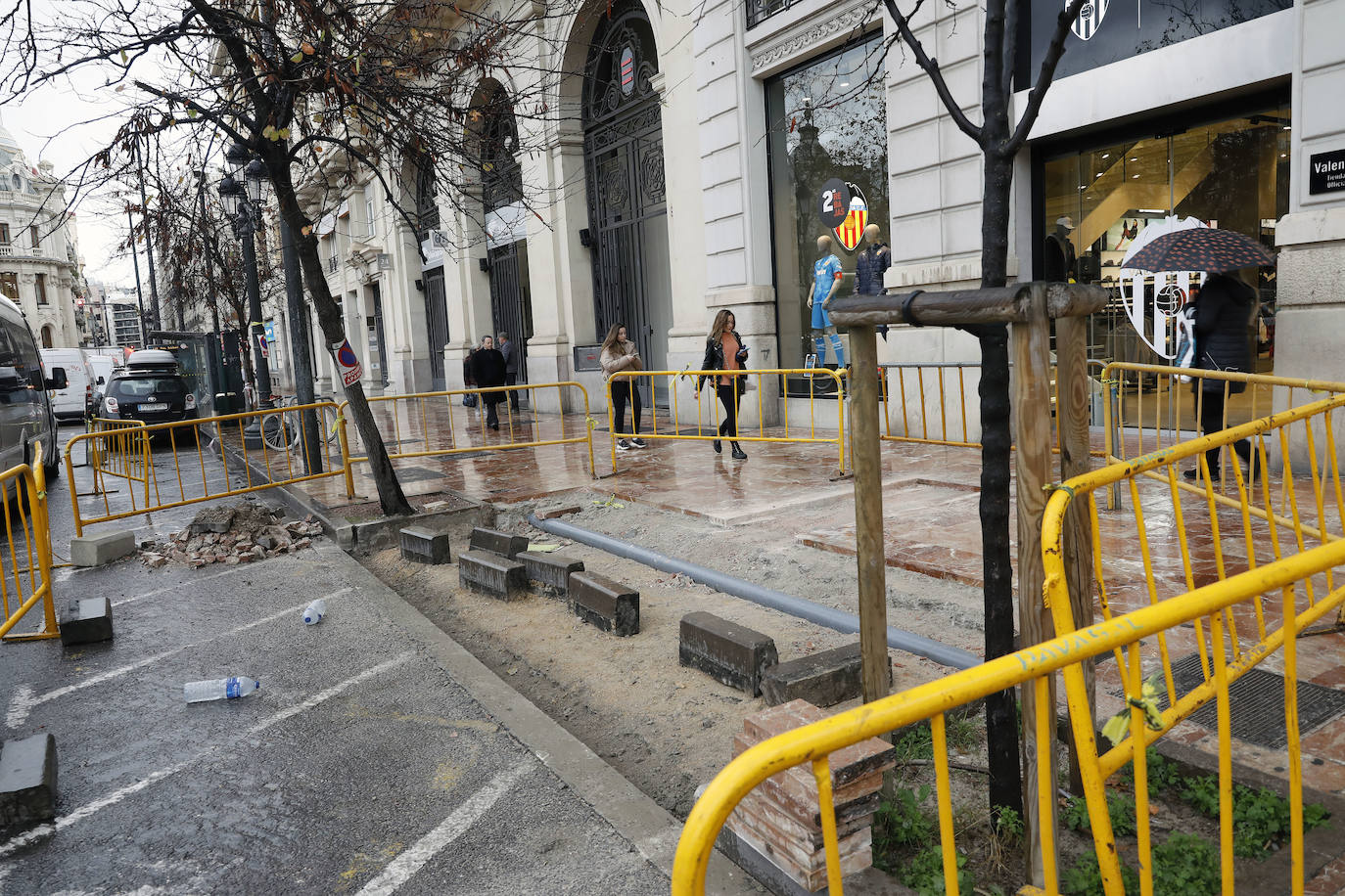 Fotos: Obras para la reforma de la plaza del Ayuntamiento