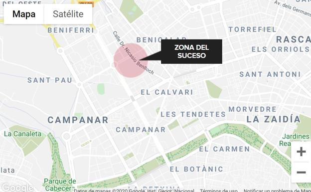 Persecución «a gran velocidad» por las calles de Valencia de un conductor que robó un coche que se había llevado la grúa 