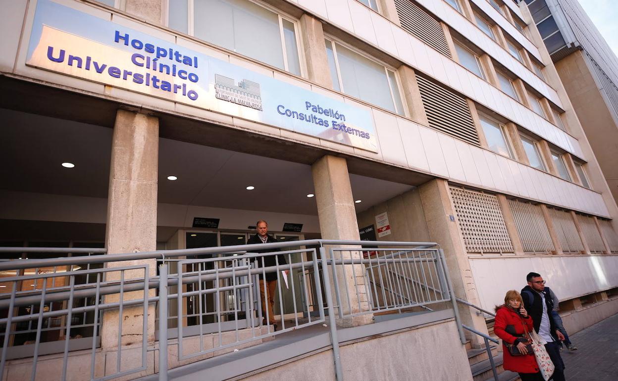 Hospital Clínico de Valencia hoy. 