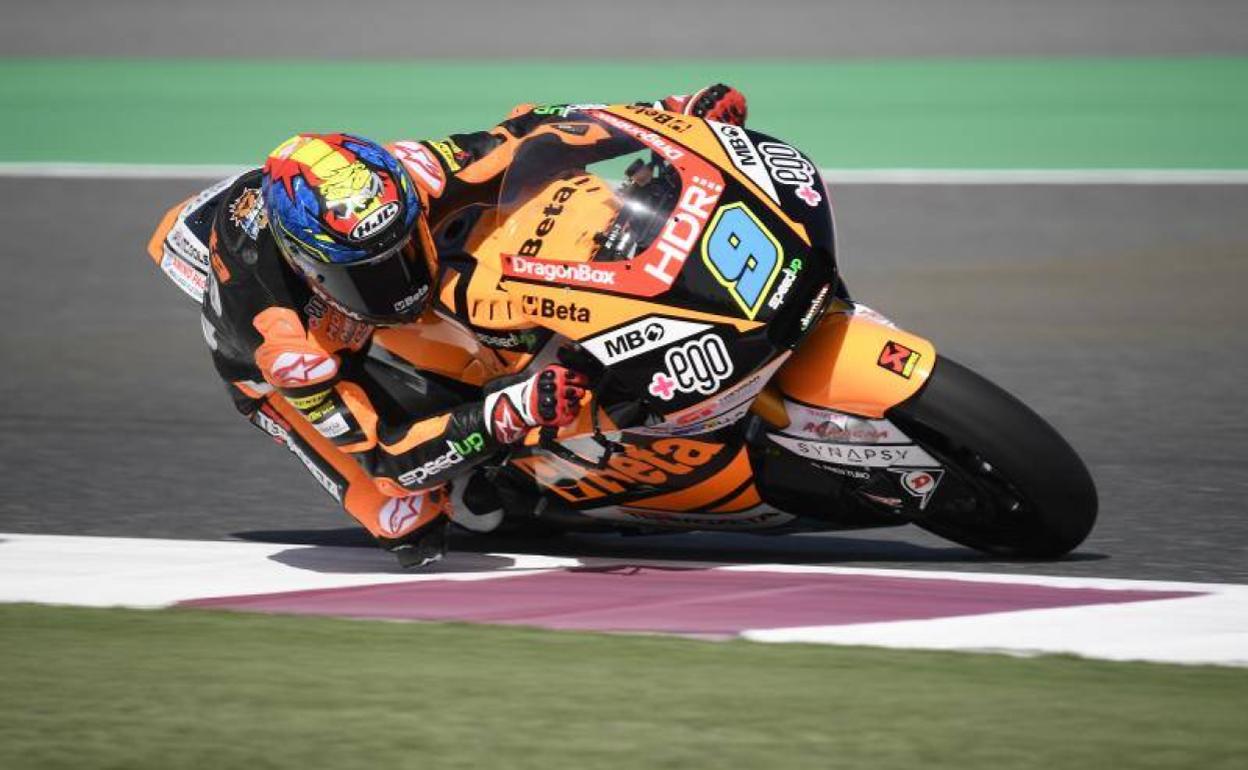 Jorge Navarro, durante los test del pasado fin de semana en losail. 