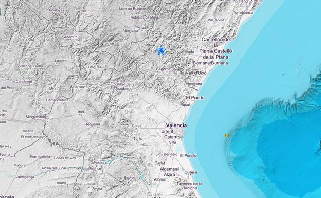 La Comunitat registra un terremoto de magnitud 3 durante la noche del miércoles