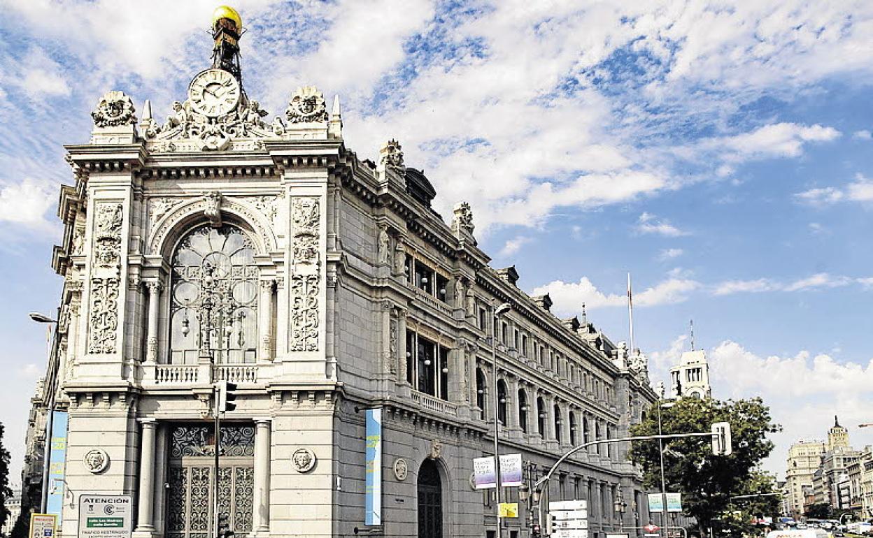 La sede del Banco de España, en Madrid. 