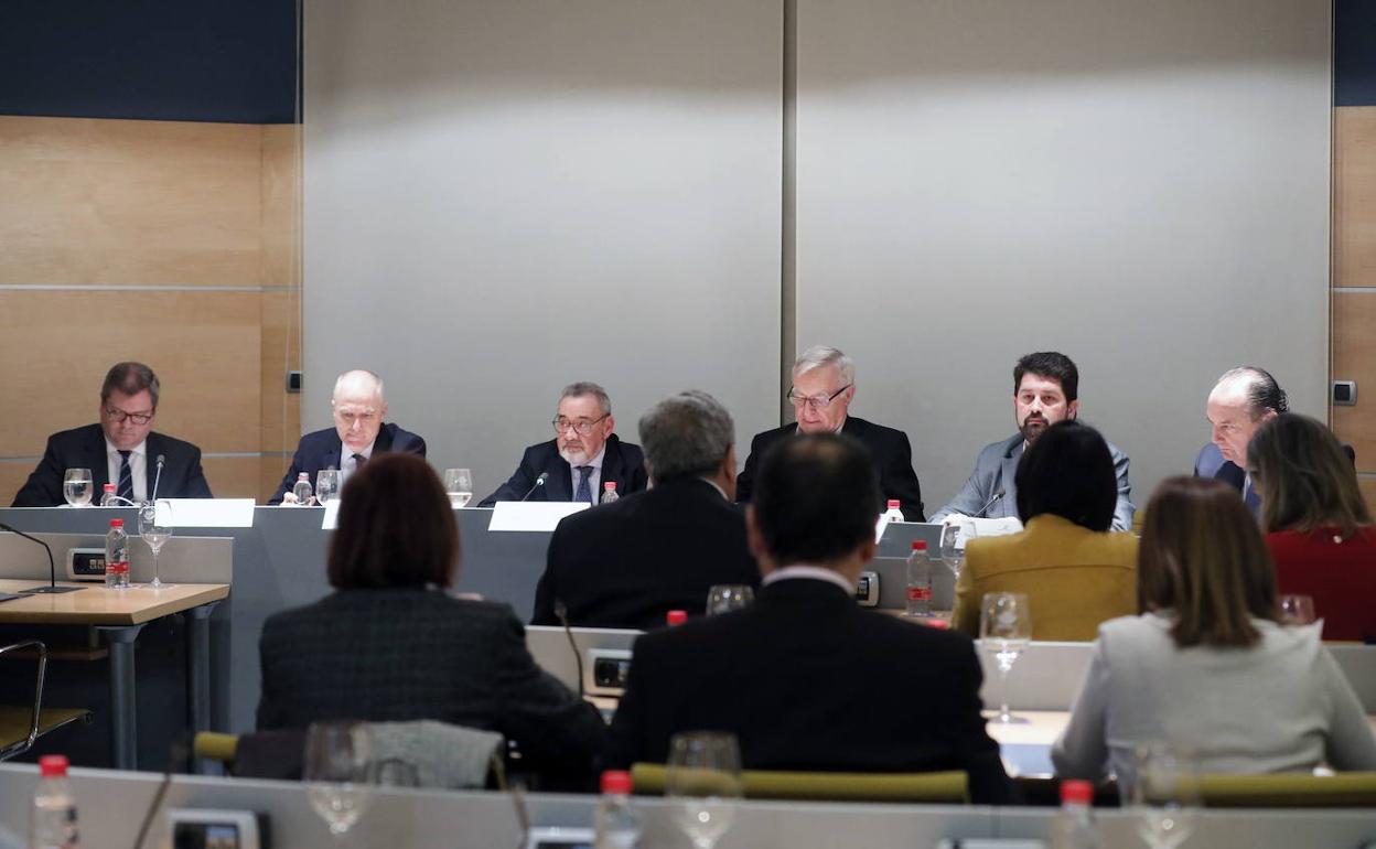 Reunión de los órganos de gobierno de Feria Valencia, en diciembre. 