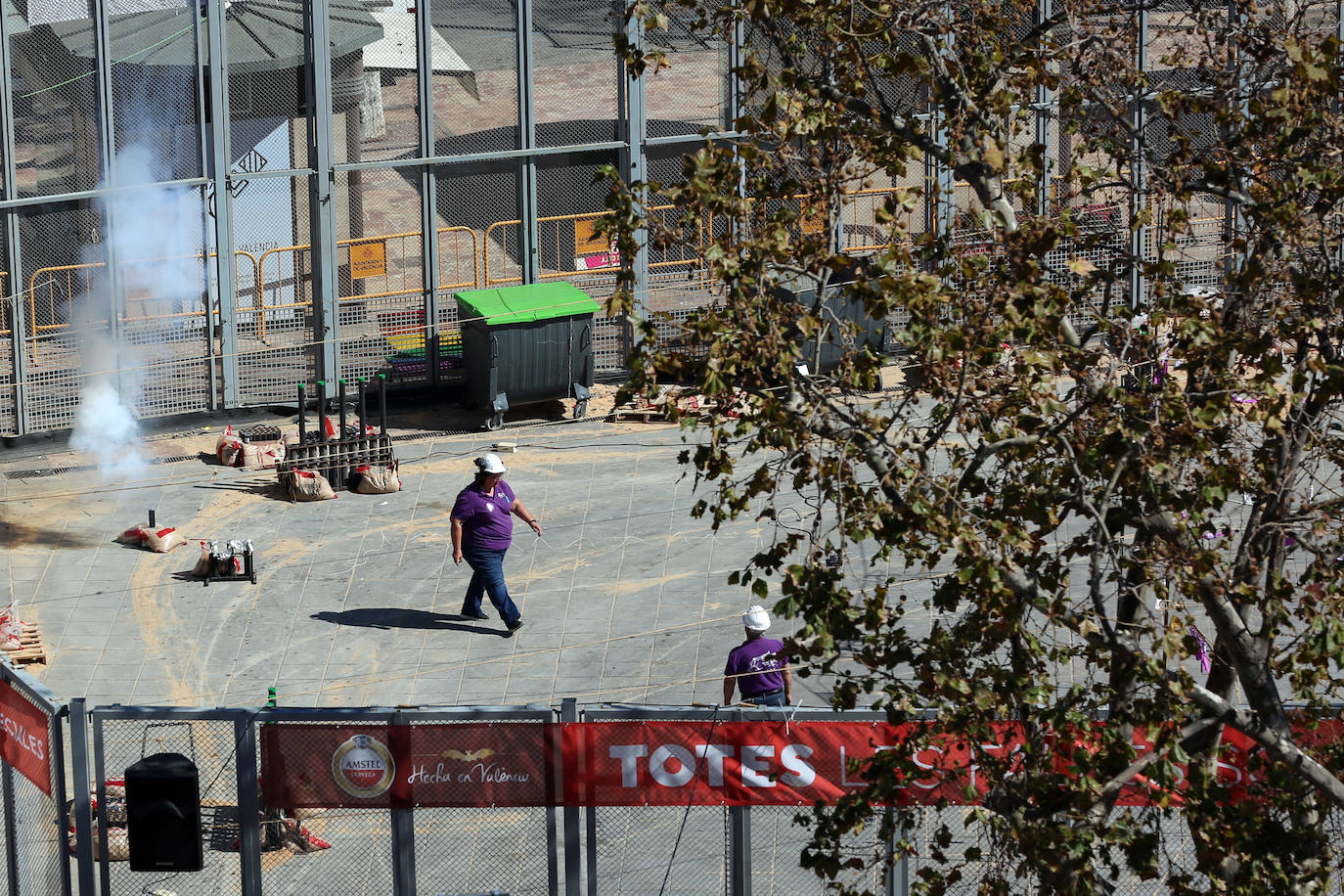 Fotos: Así ha sido la mascletà del 8 de marzo de las fallas de 2020