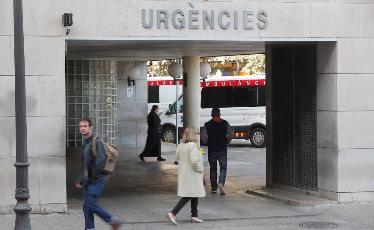 Urgencias del Hospital Clínico Universitario de Valencia.