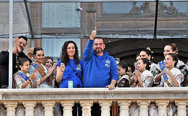 Mascletà de las Fallas de Valencia 2020.