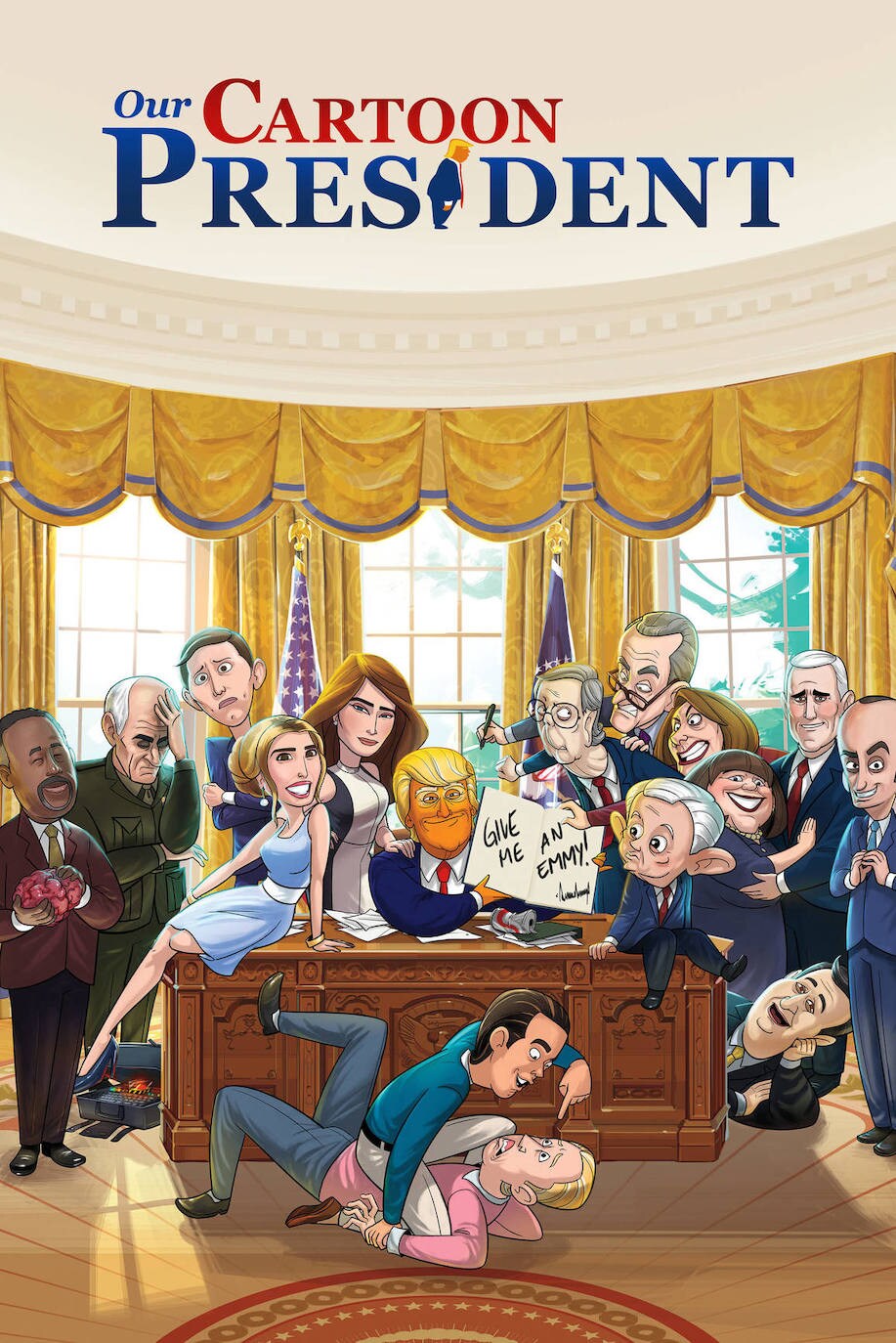 Animado Presidente (Movistar Series, temporada 3) | Comedia de animación para adultos con el presidente Trump como protagonista. Estrenada desde el 3 de marzo.