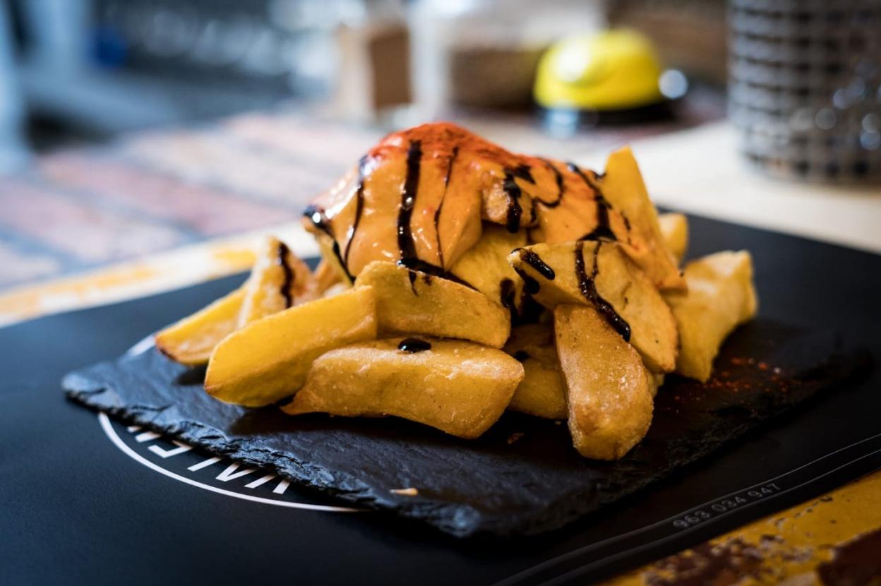 Las típicas patatas fraguadas de La Fragua. lp 