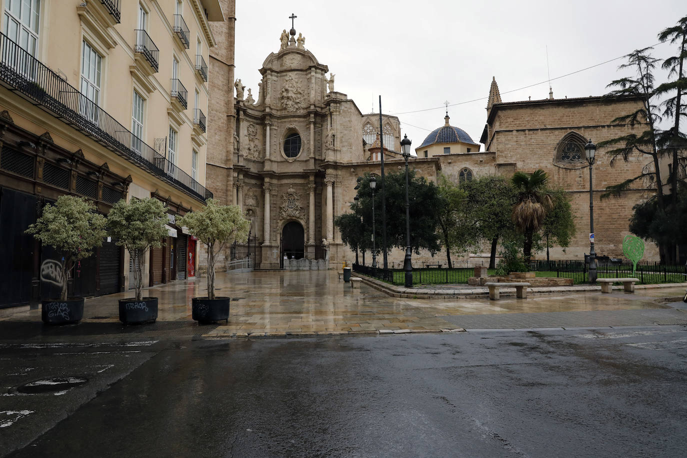 Así estaba uno de los lugares más transitados de la ciudad.