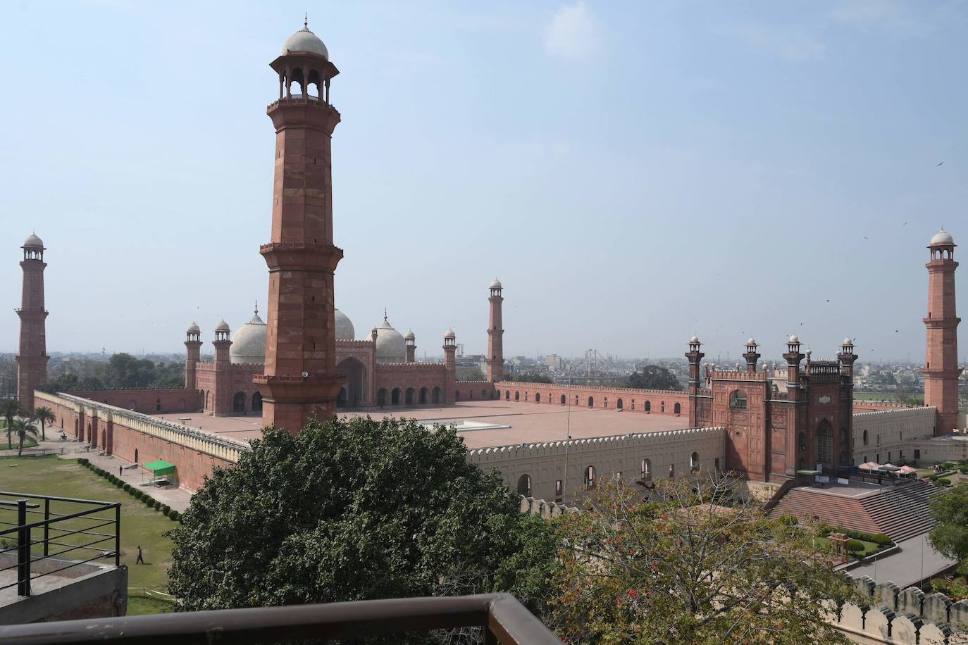 Mezquita del Emperador, en Punyab (Pakistán)
