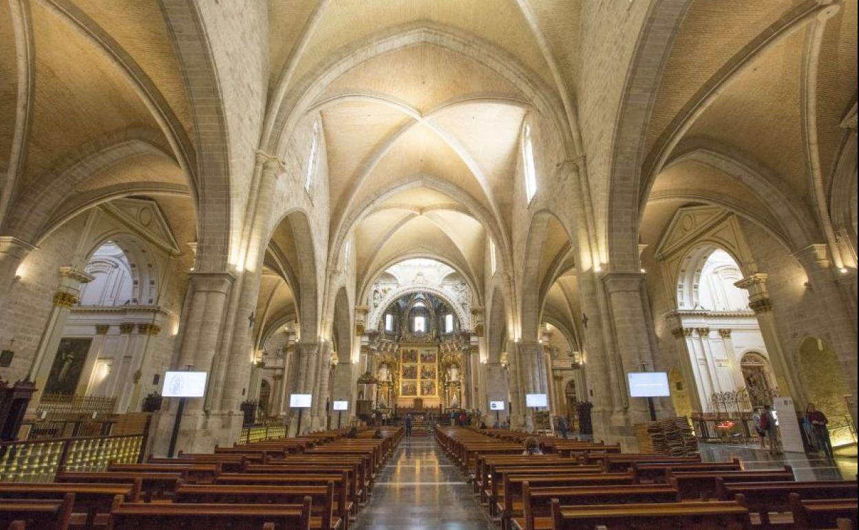 Interior de la Catedral de Valencia.