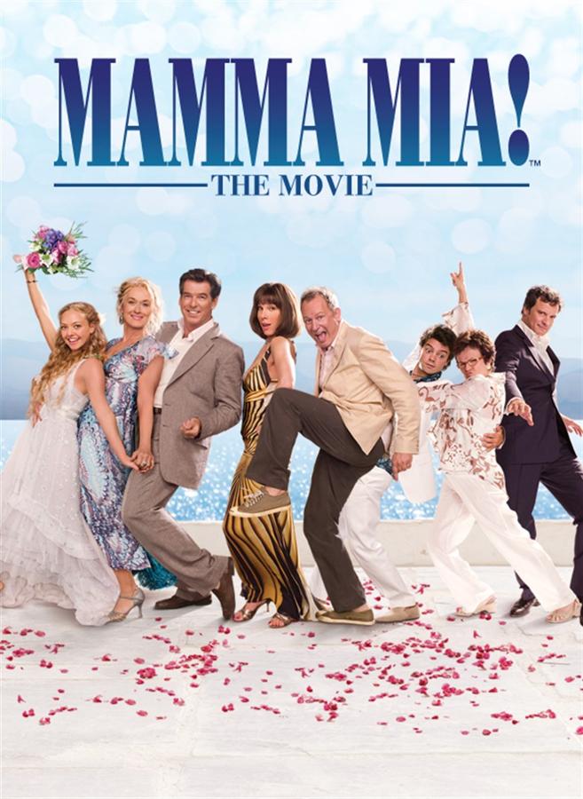 43. 'Mamma mía' (2008). Versión cinematográfica del popular musical de ABBA, con todas las canciones más míticas del grupo.
