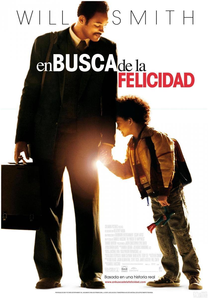 6. 'En busca de la felicidad' (2006). Basada en hechos reales, cuenta la historia de un vendedor brillante y con talento al que su empleo no le permite cubrir sus necesidades más básicas. Pronto le charán y en la ruina, junto a su hijo, perseguirá conventirse en corredor de bolsa.