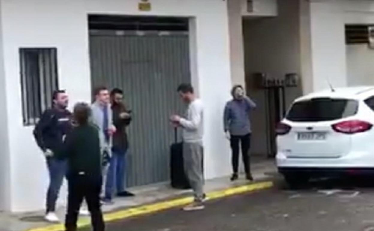 Fotograma del vídeo que se ha compartido en redes sociales.