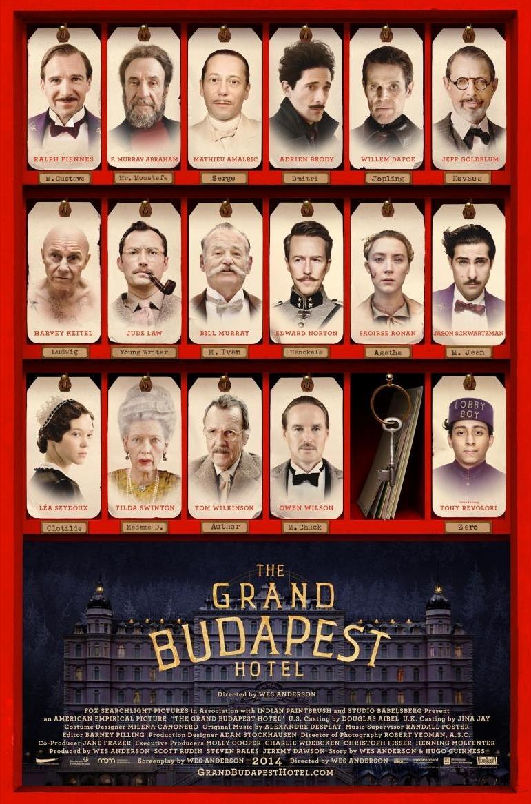 50. 'El gran hotel de Budapest' (2014). Cierra la lista esta película de Wes Anderson tan divertida como melancólica.