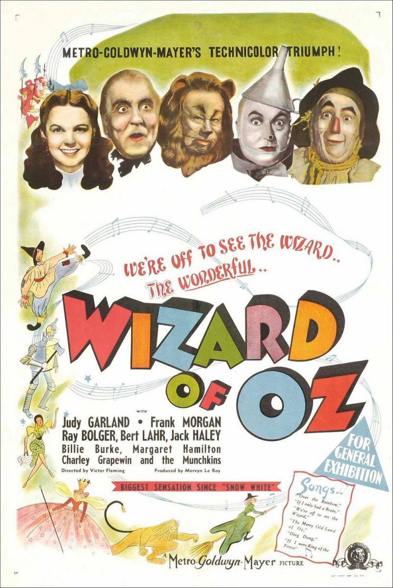 39. 'El mago de Oz' (1939). Clásico del cine musical, un cuento para toda la familia. "Se está mejor en casa que en ningún sitio".