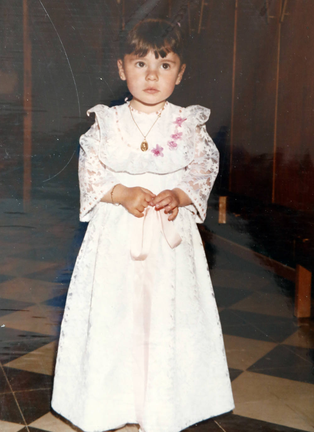 El día que llevó las aras en la boda de su tía María José. «Es la hermana de mi padre y, además, mi madrina, la quiero muchísimo».