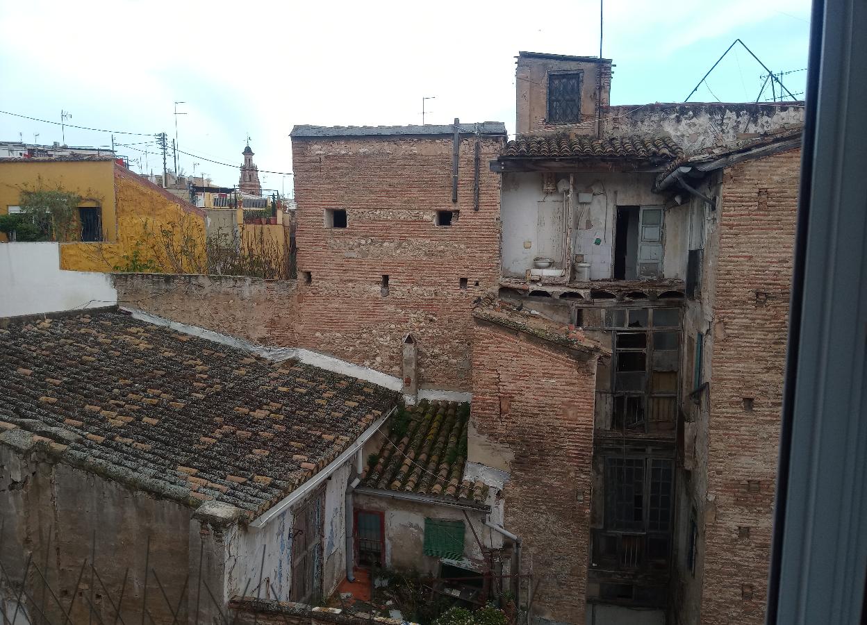 El exterior desde la ventana de Font de Mora.