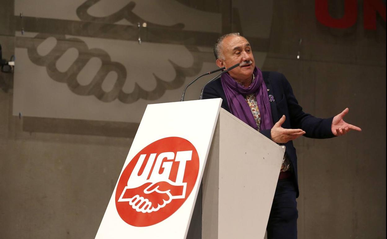 El secretario general de UGT, Pepe Álvarez.