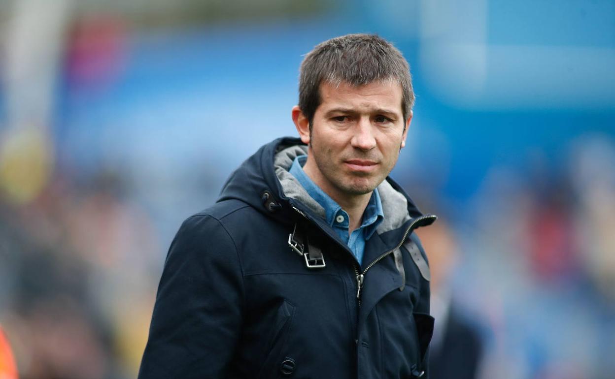 Alberto Celades, durante un partido de la presente temporada.