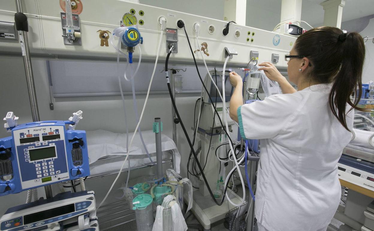 Personal sanitario en un hospital. 