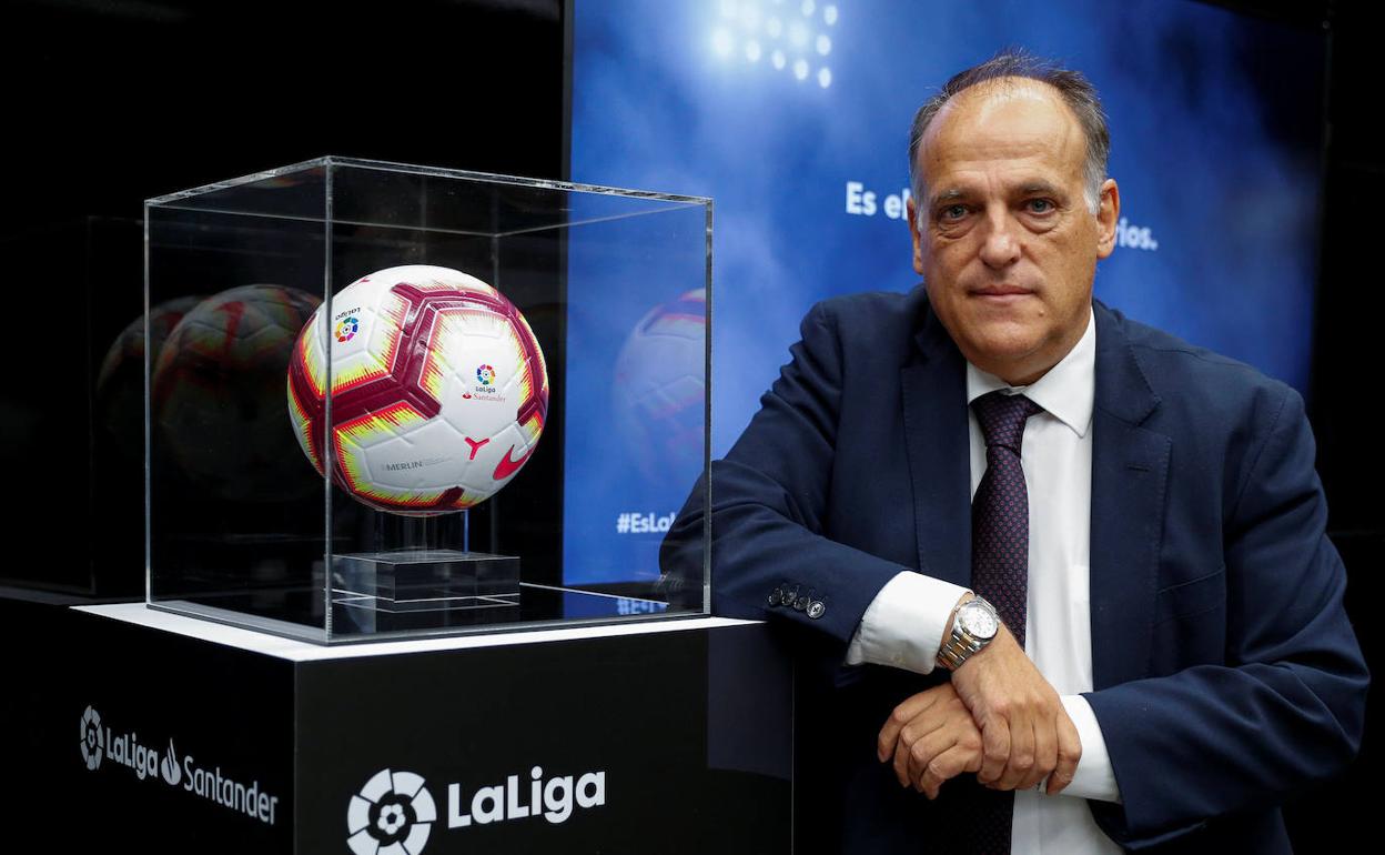 Javier Tebas, presidente de LaLiga. 