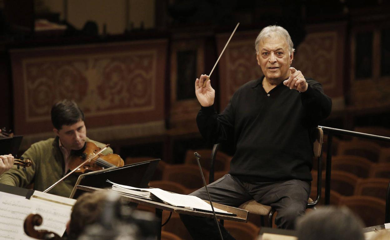 El maestro Zubin Mehta. 