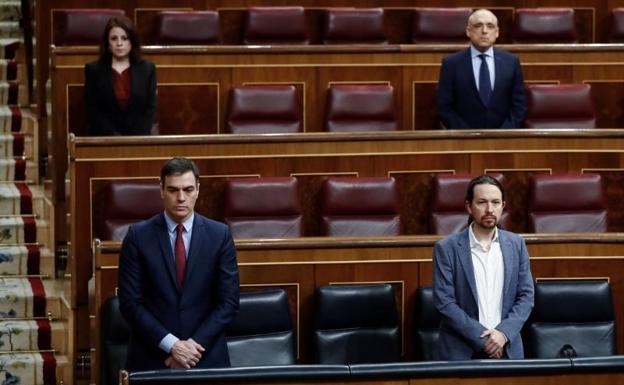 Pedro Sánchez y Pablo Iglesias.