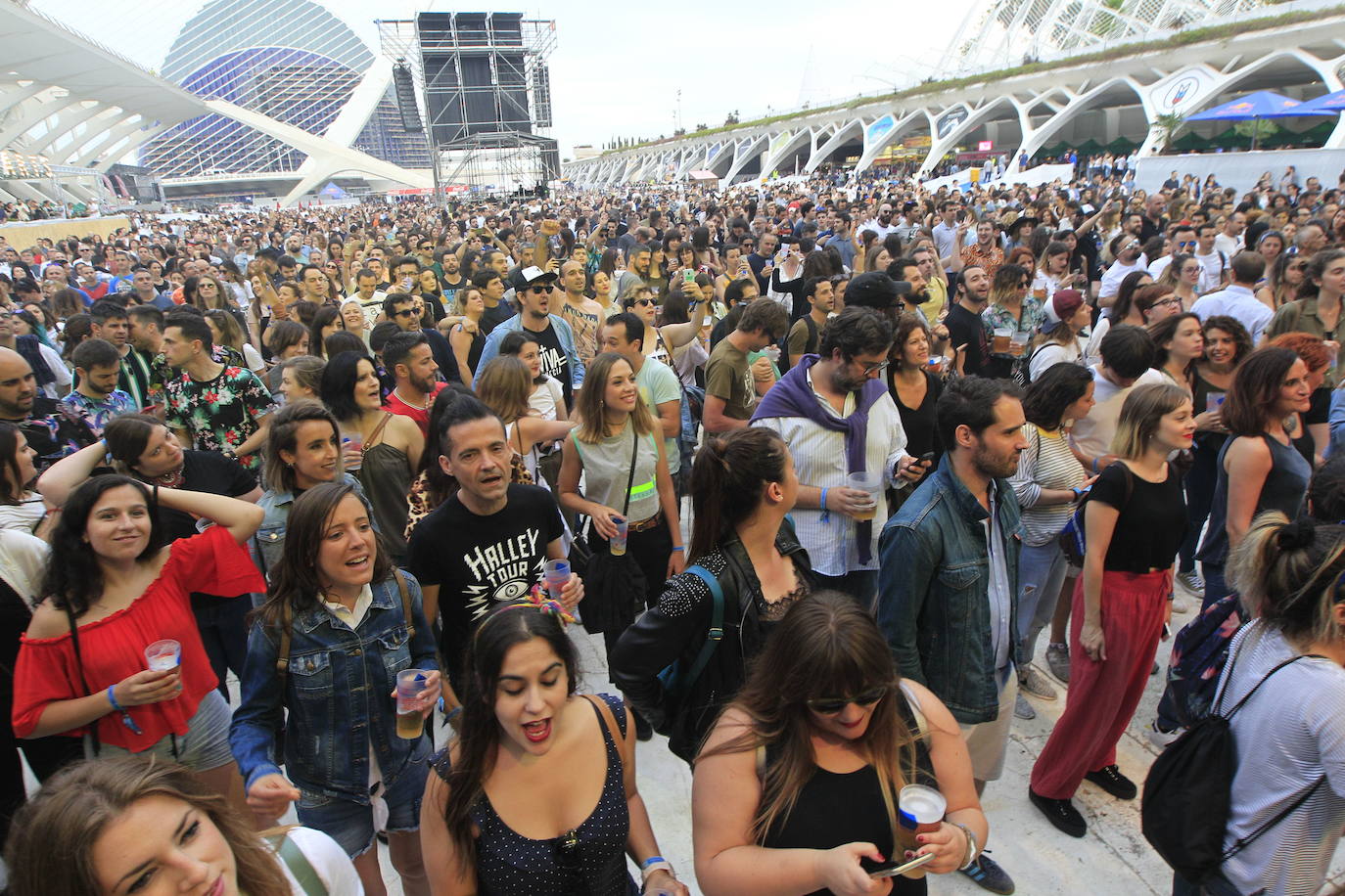 El festival de Les Arts suele reunir a miles de personas.