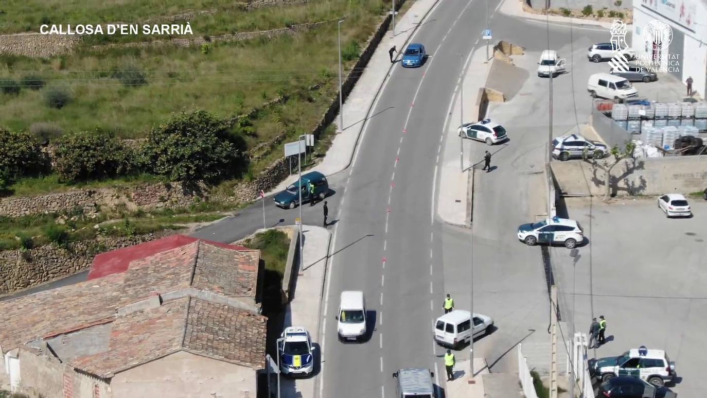 Una acción conjunta entre la Agencia Valenciana de Seguridad y Respuesta a las Emergencias y la Universitat Politècnica de Valencia muestra zonas de afluencia de turistas, pascueros y montañeros completamente vacías