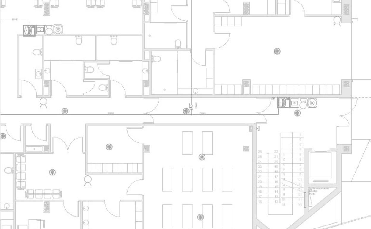 Plano del interior del nuevo centro de salud.