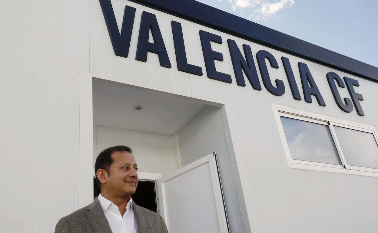 Anil Murthy, en la ciudad deportiva de Paterna.