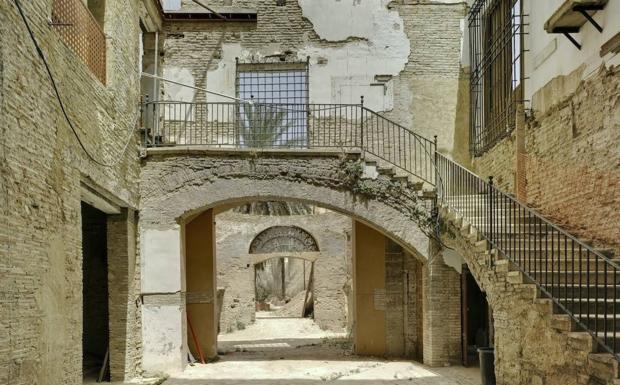 El patio interior. 