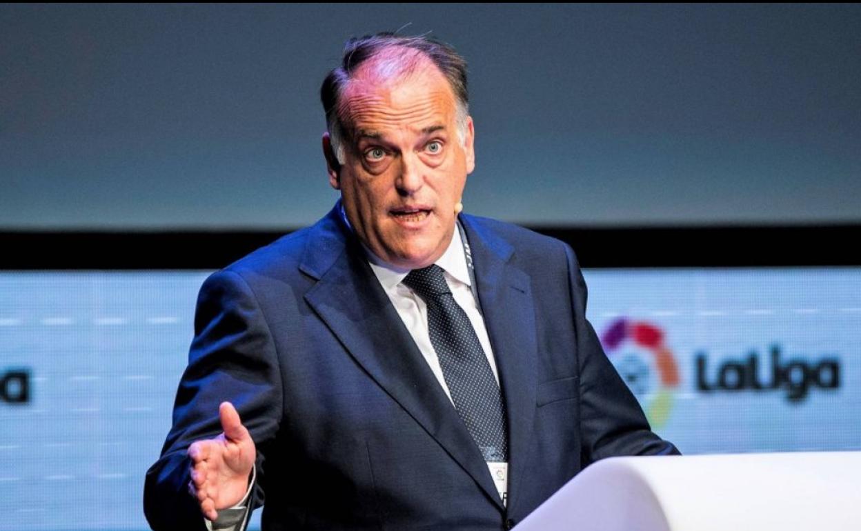 Javier Tebas, presidente de LaLiga. 