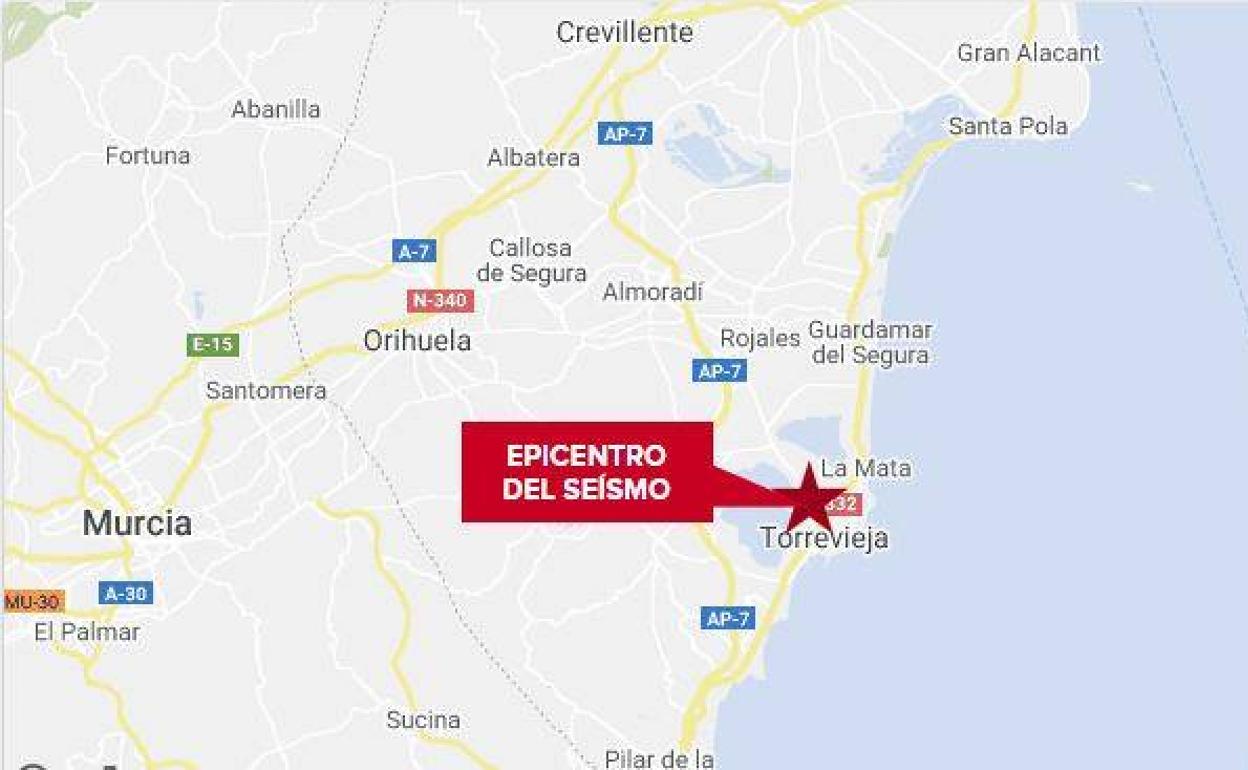 Un terremoto sacude una decena de municipios cerca de Torrevieja