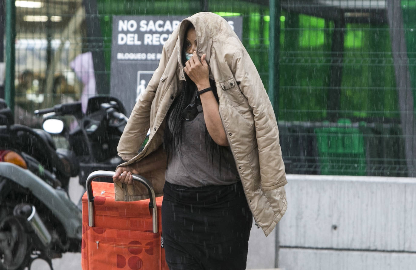 Enésimo día de precipitaciones en la ciudad durante la crisis sanitaria