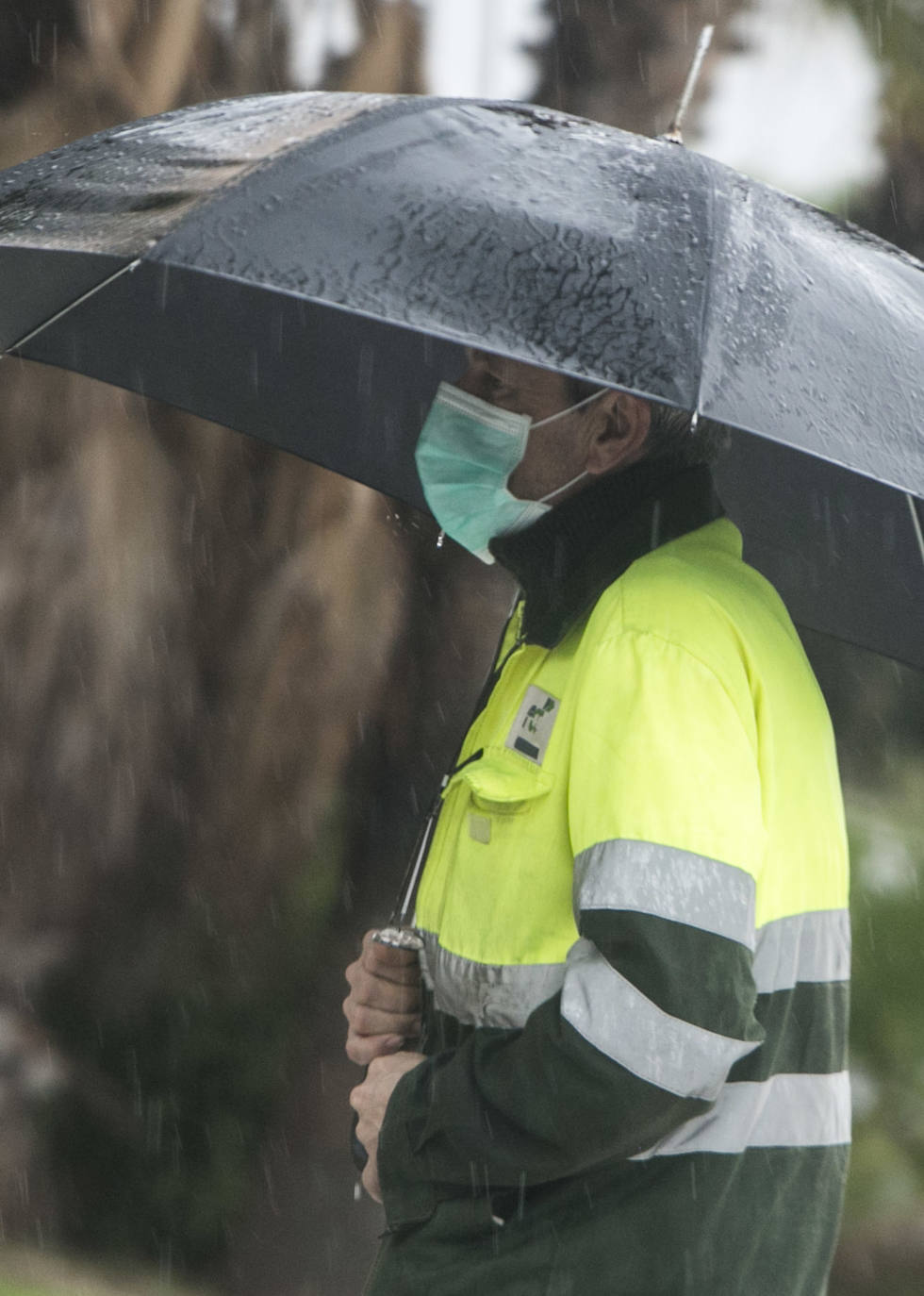 Enésimo día de precipitaciones en la ciudad durante la crisis sanitaria