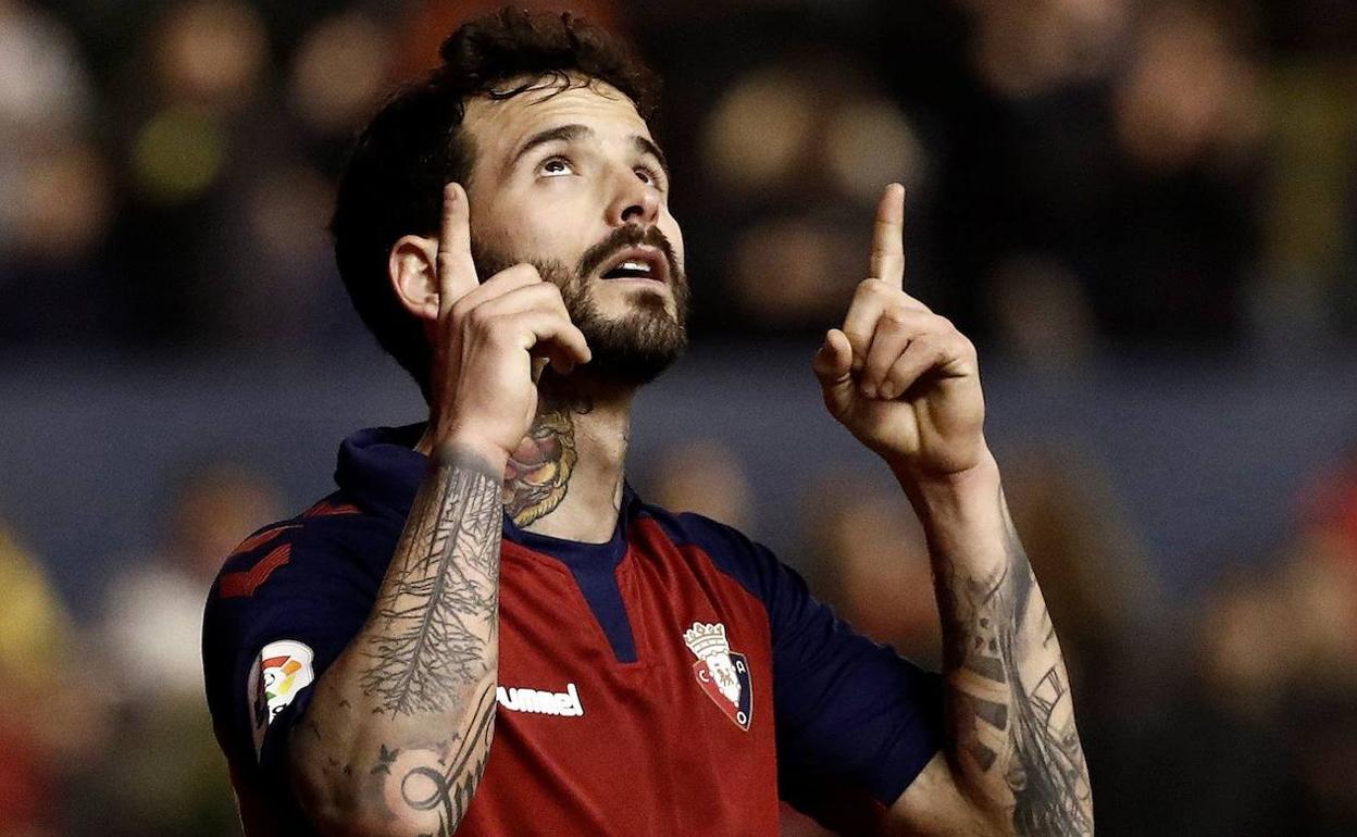 Rubén García, durante el partido ante el Levante disputado el pasado mes de enero.