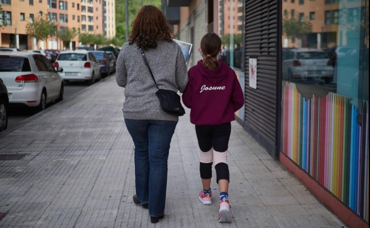 Niños en la calle.