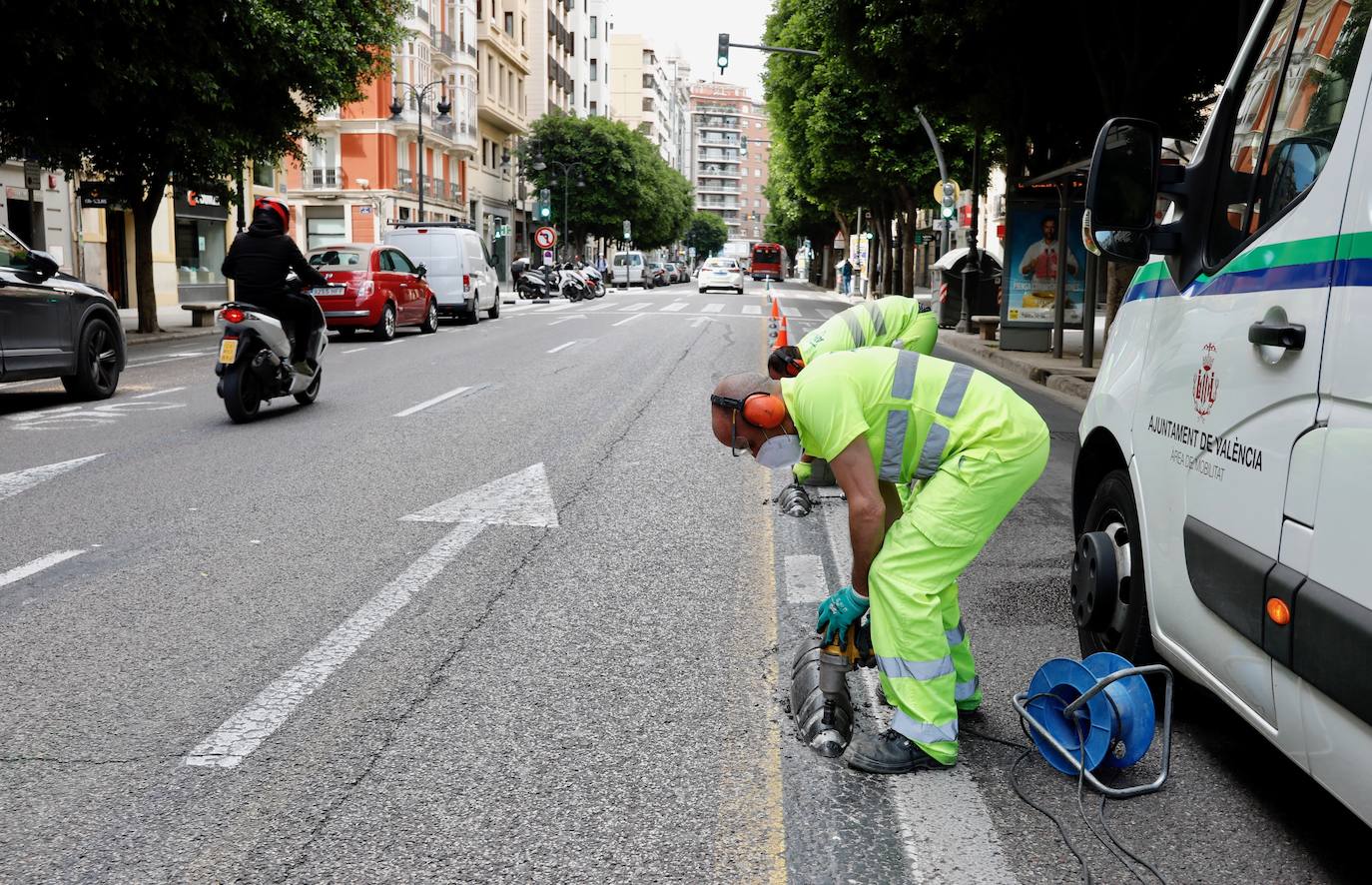 Fotos: Comienzan las obras de la calle Colón