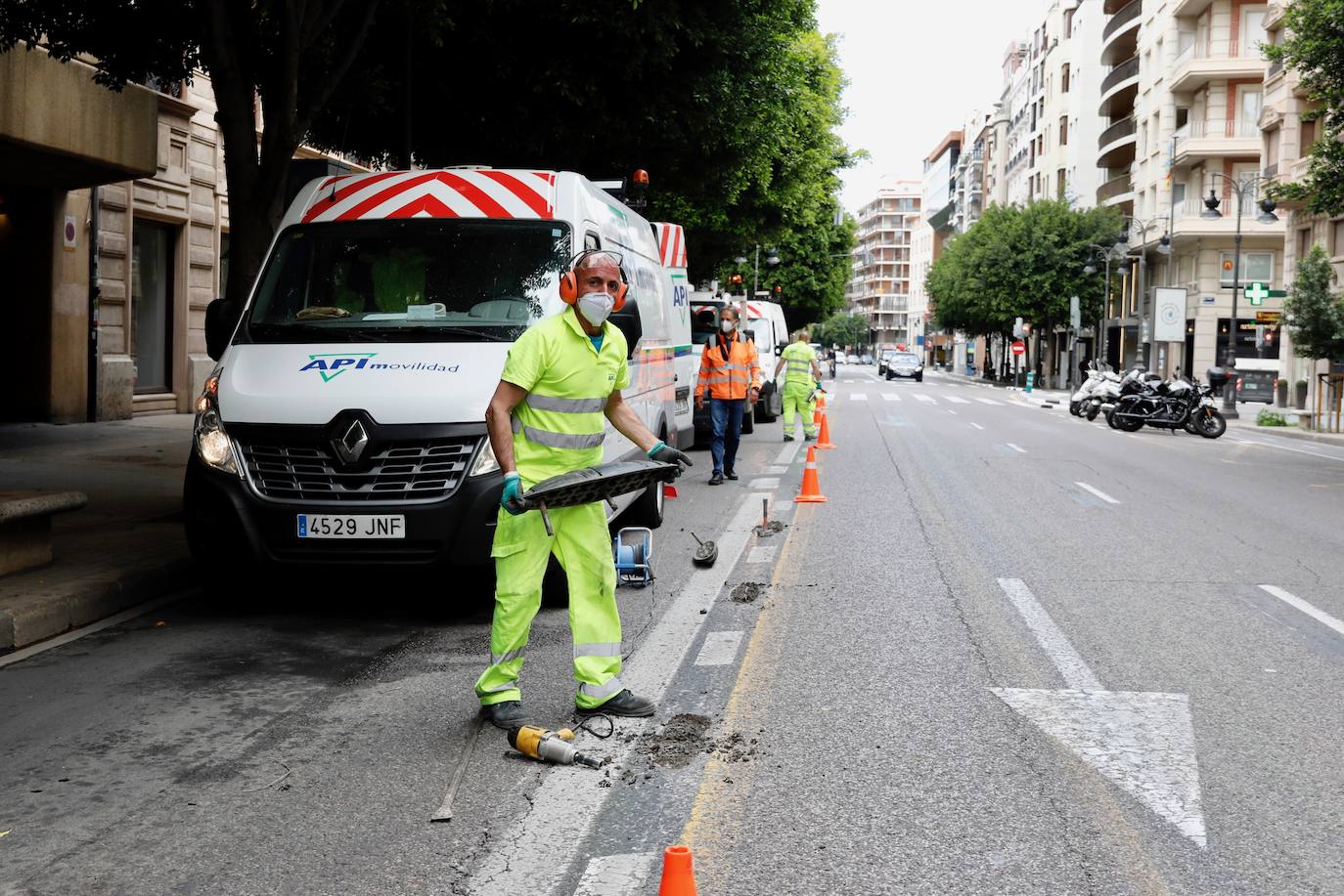 Fotos: Comienzan las obras de la calle Colón