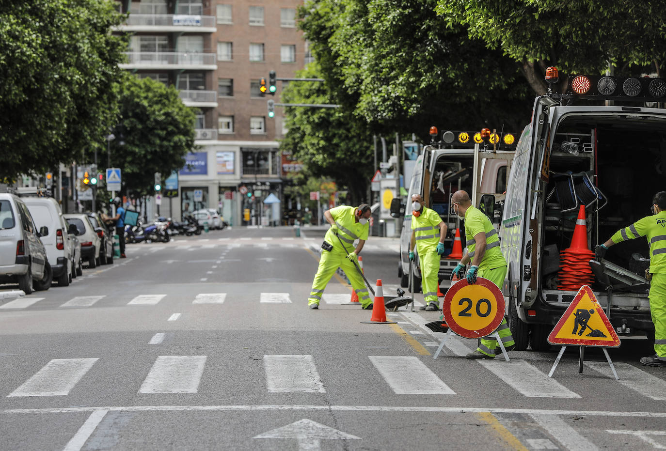 Fotos: Comienzan las obras de la calle Colón