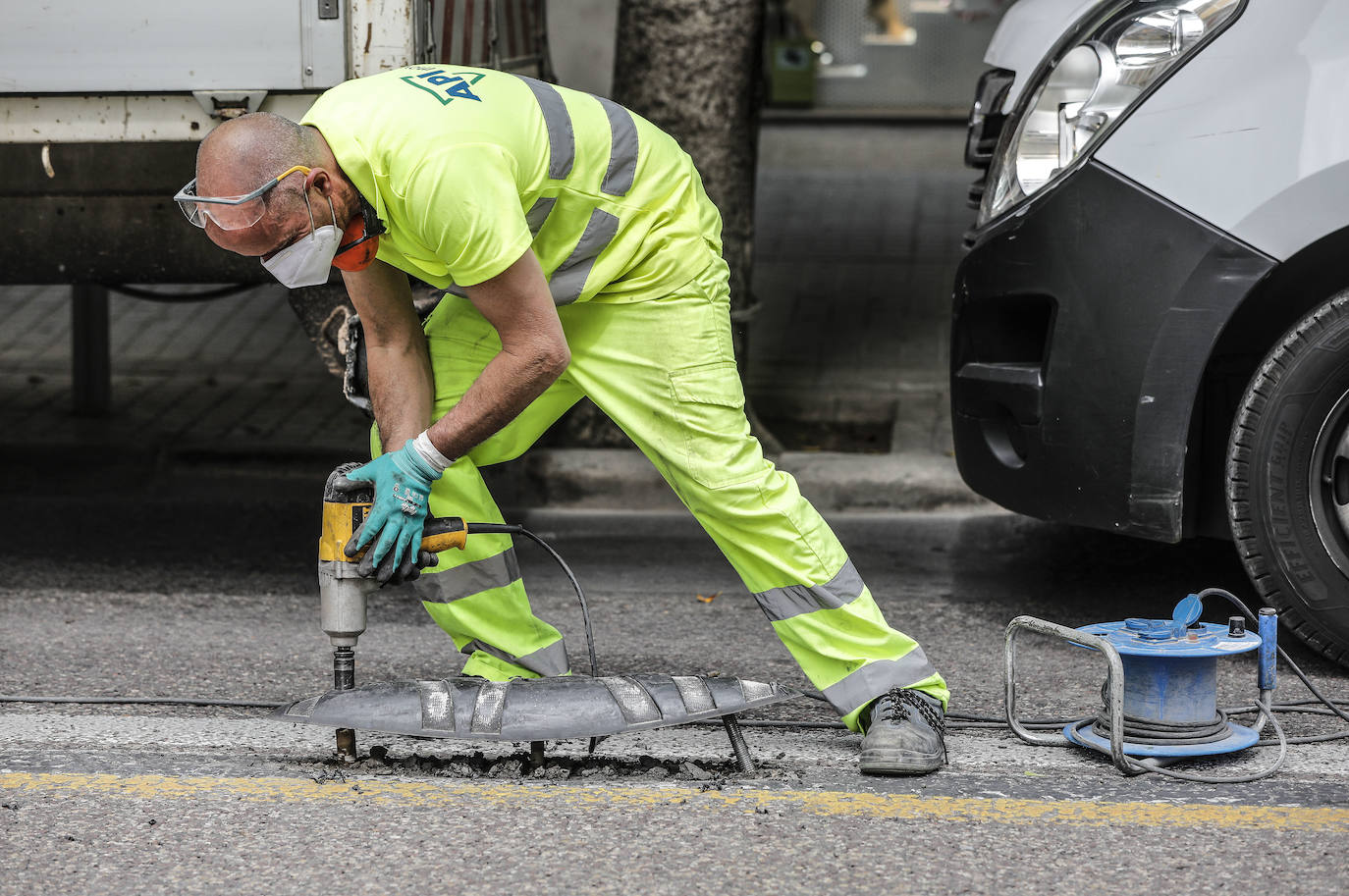 Fotos: Comienzan las obras de la calle Colón