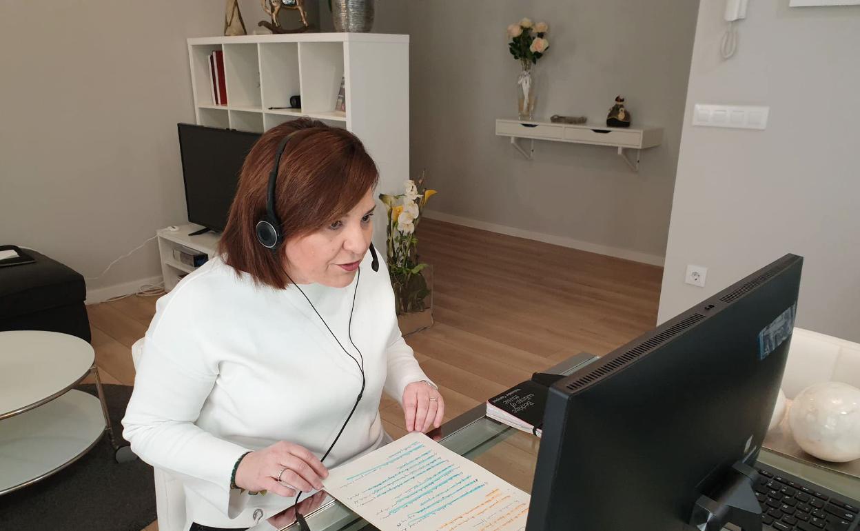 La presidenta del PPCV Isabel Bonig. 