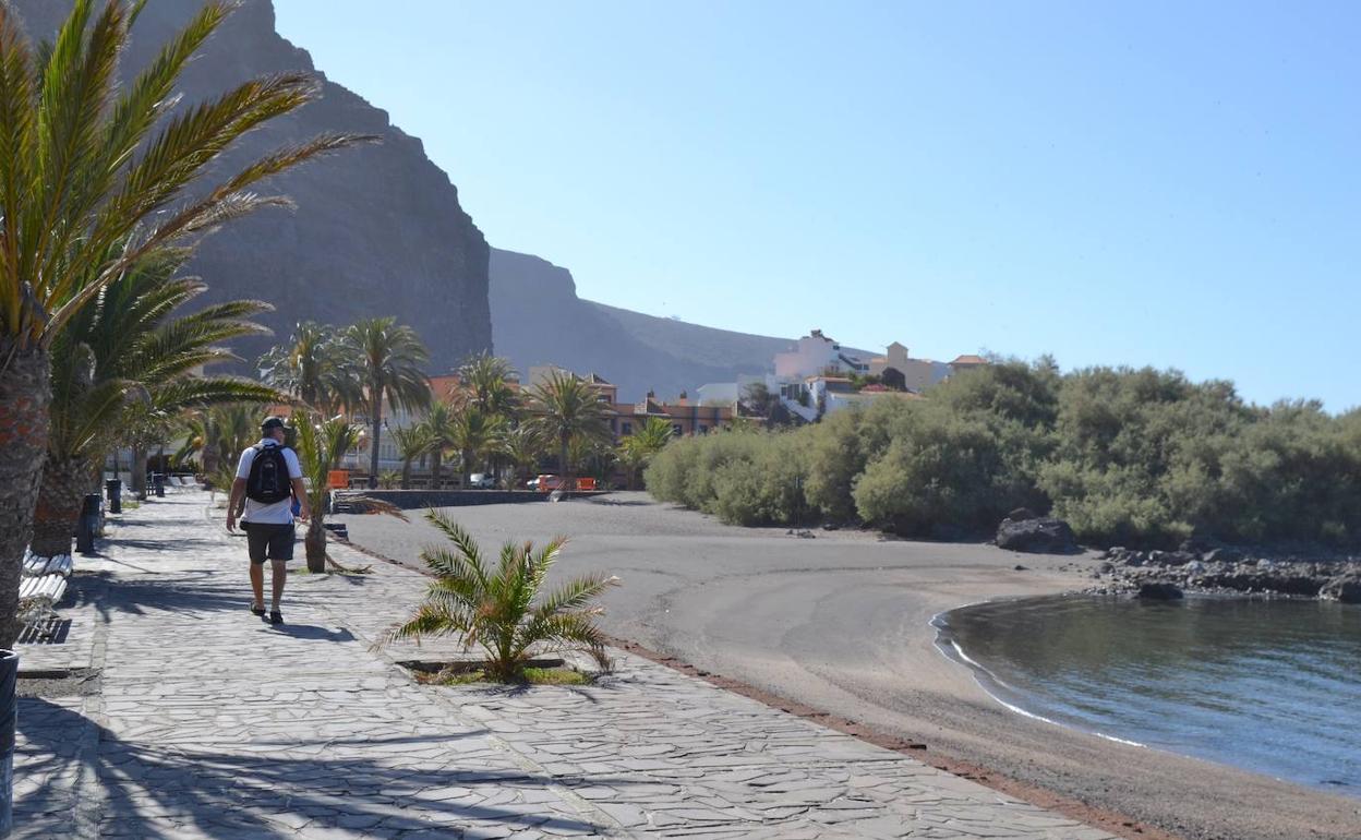 Una playa de La Gomera. 