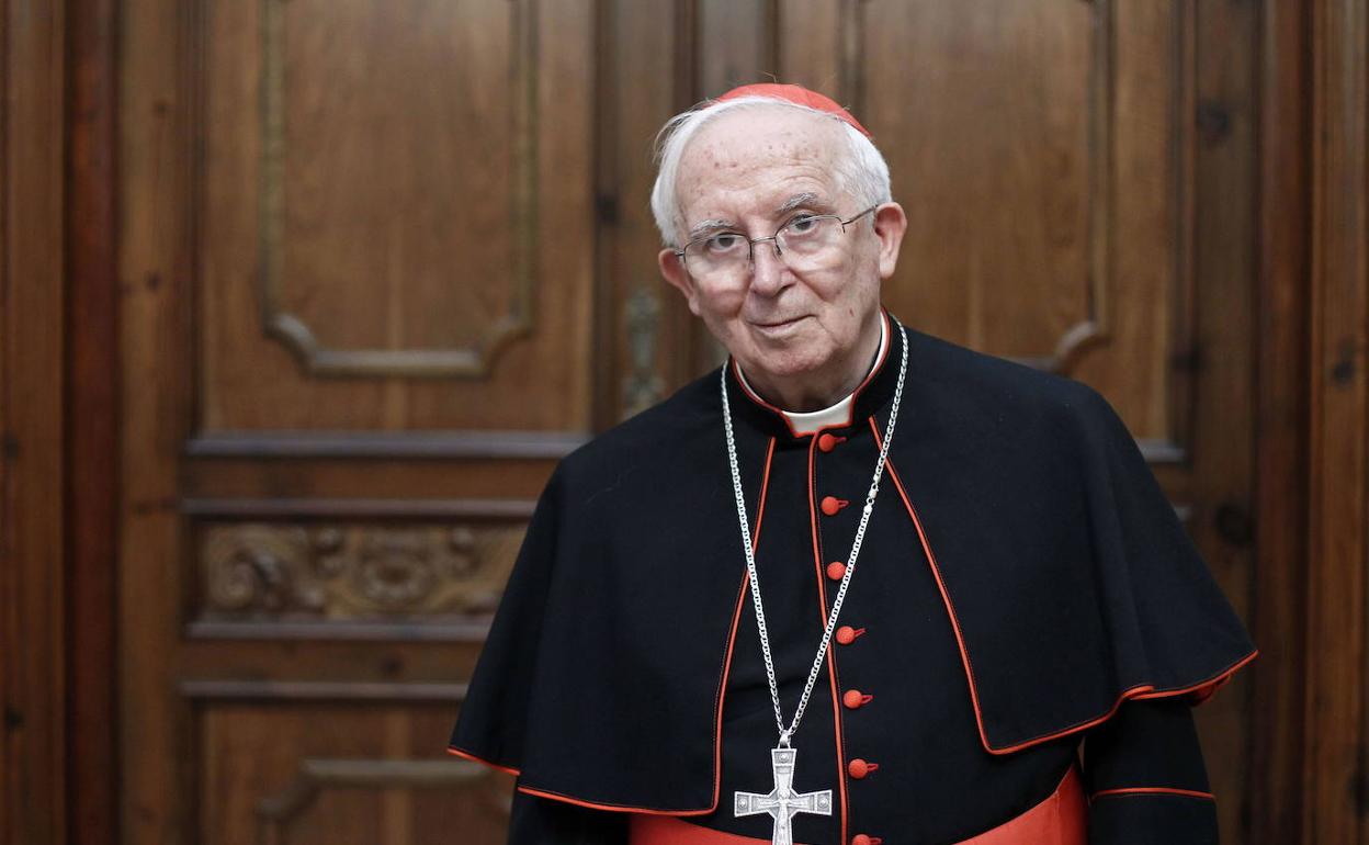 El Cardenal Cañizares, en septiembre de 2019